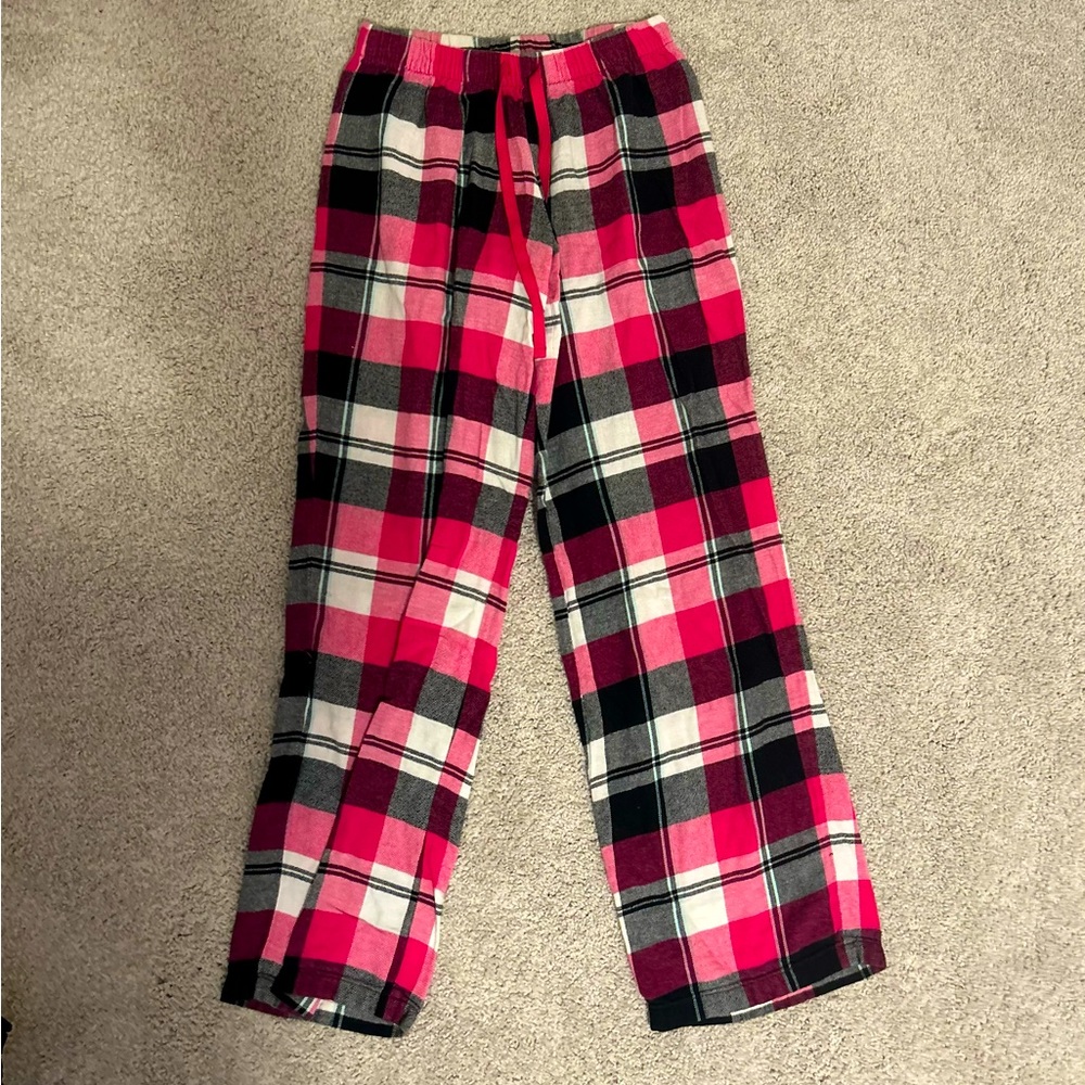 Pink Plaid Pajamas
